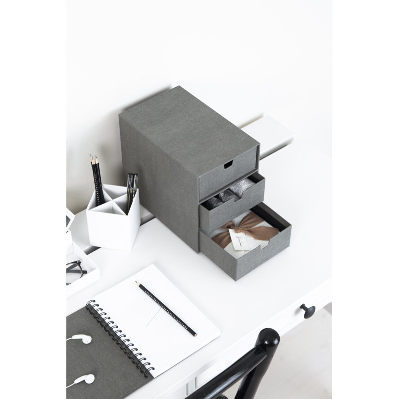 Bigso Ingrid Cardboard Stackable Desk Organizer with Drawers & Reviews